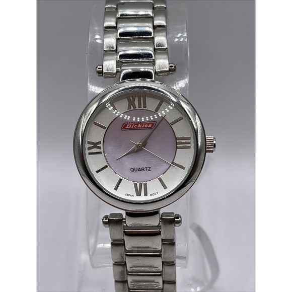 Dickies Women's Quartz Watch Silver Tone Band MZ Berger- New Battery - Picture 1 of 9